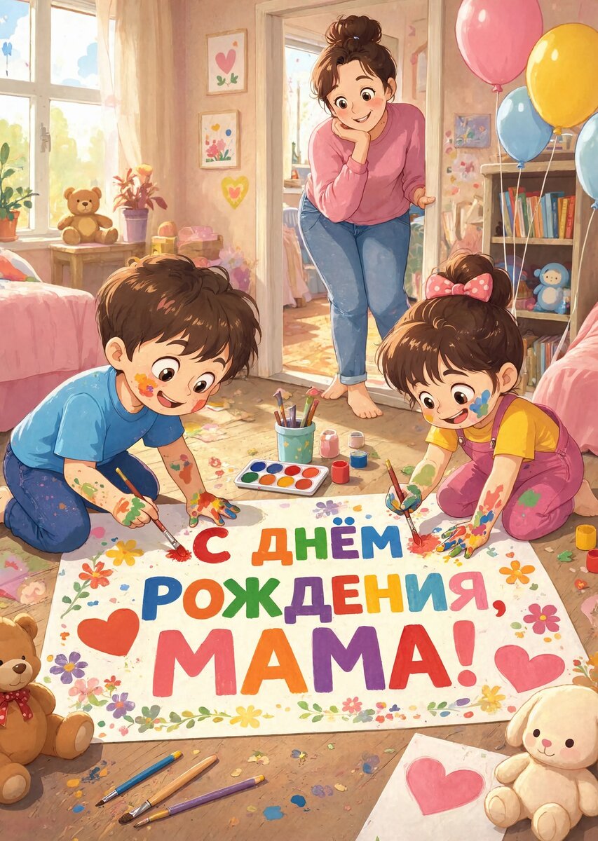 Открытка С Днем Рождения Мама #37