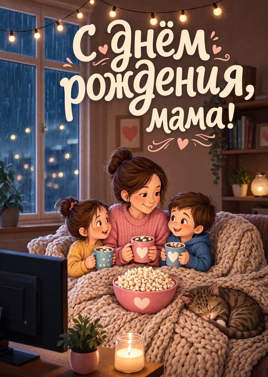 Открытка С Днем Рождения Мама #38