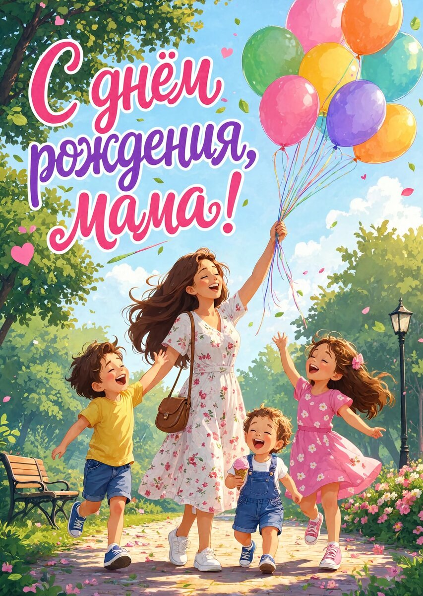 Открытка С Днем Рождения Мама #40