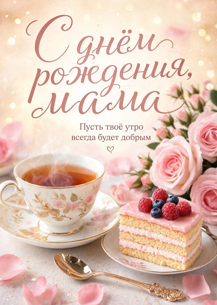Открытка С Днем Рождения Мама #44