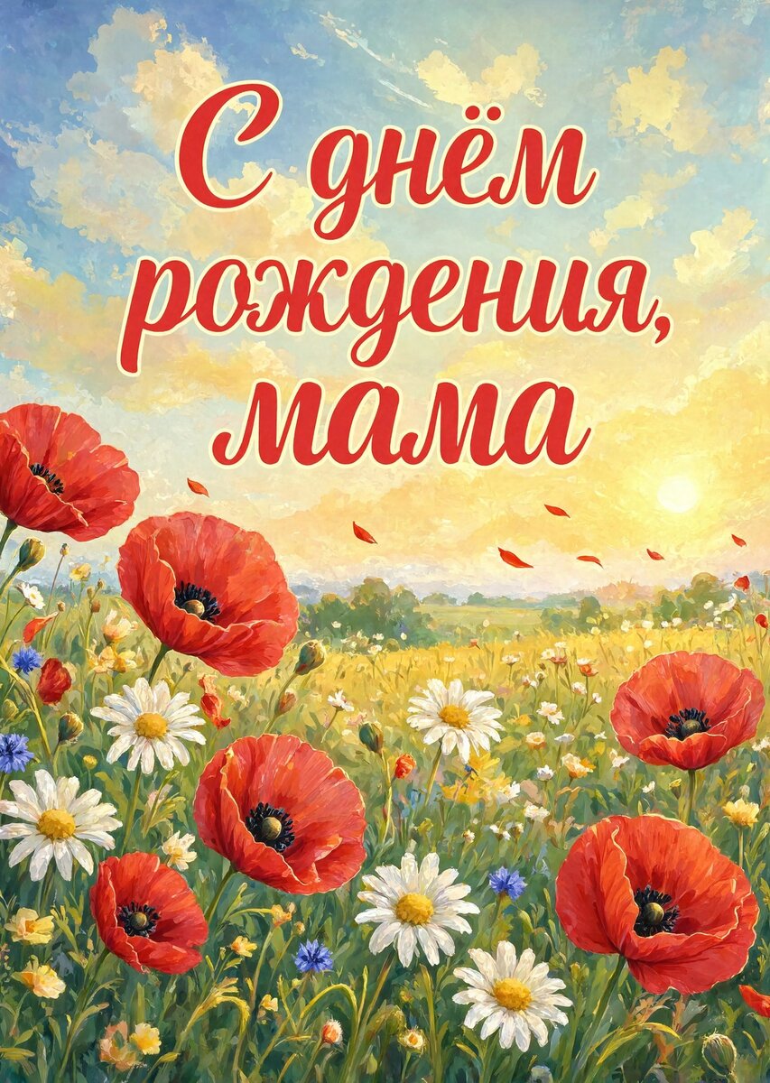 Открытка С Днем Рождения Мама #49