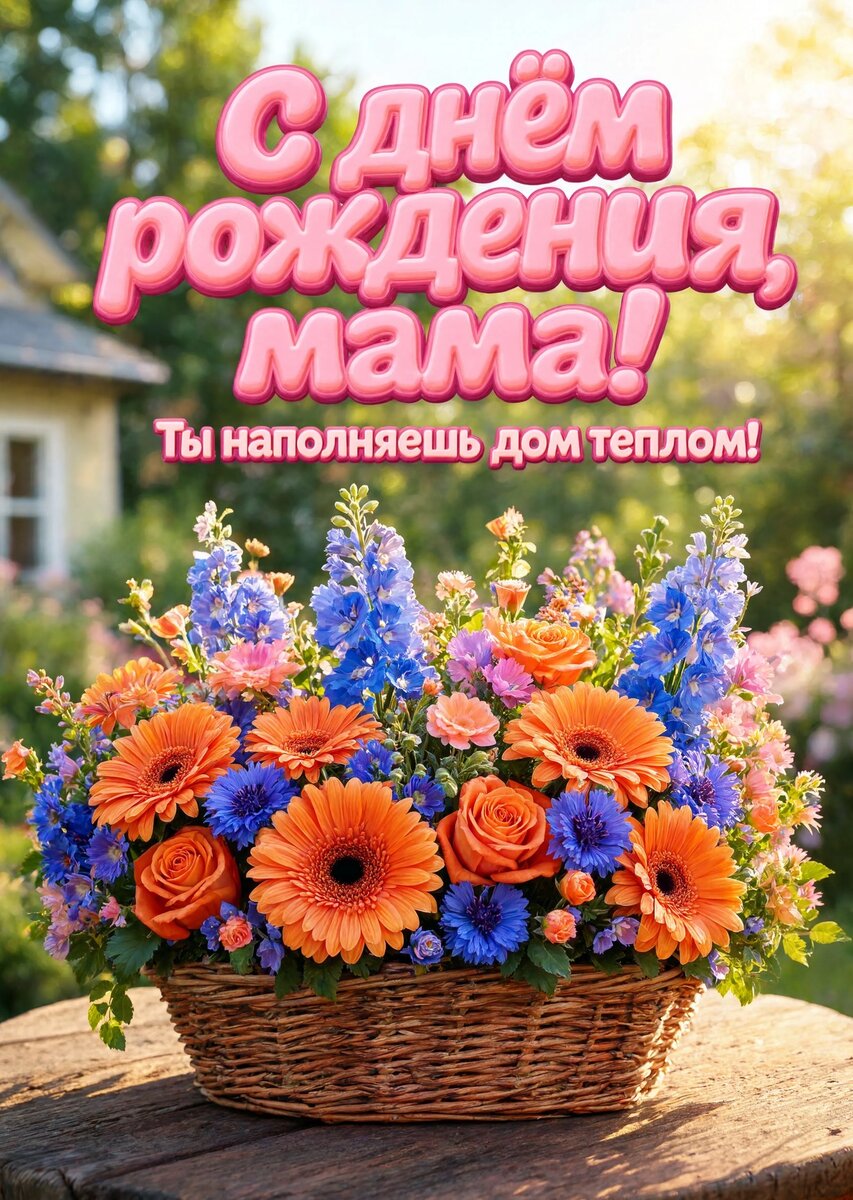 Открытка С Днем Рождения Мама #5