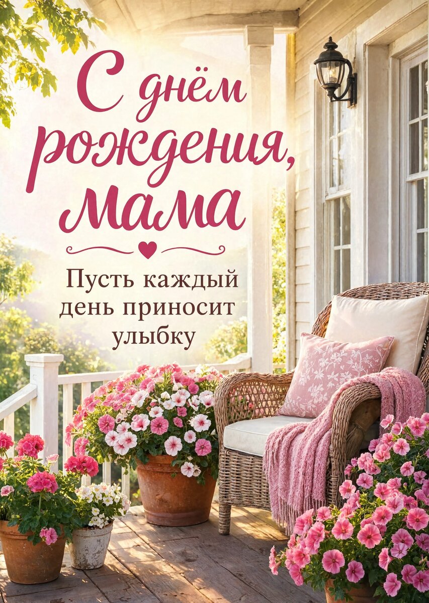 Открытка С Днем Рождения Мама #50