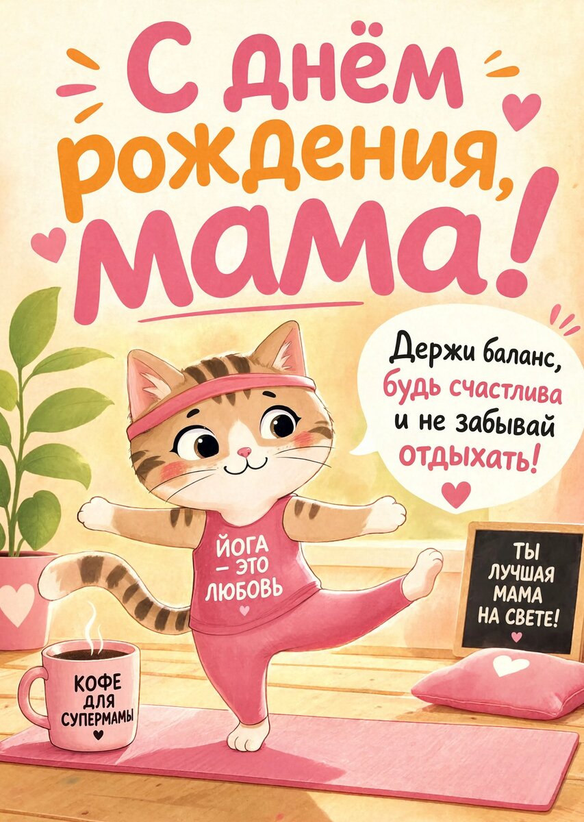 Открытка С Днем Рождения Мама #53