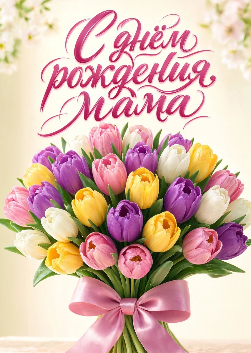 Открытка С Днем Рождения Мама #57