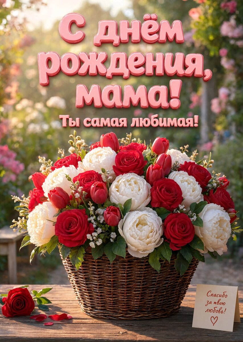 Открытка С Днем Рождения Мама #58