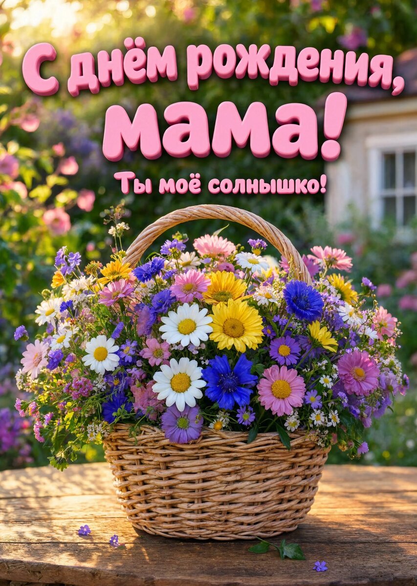 Открытка С Днем Рождения Мама #6