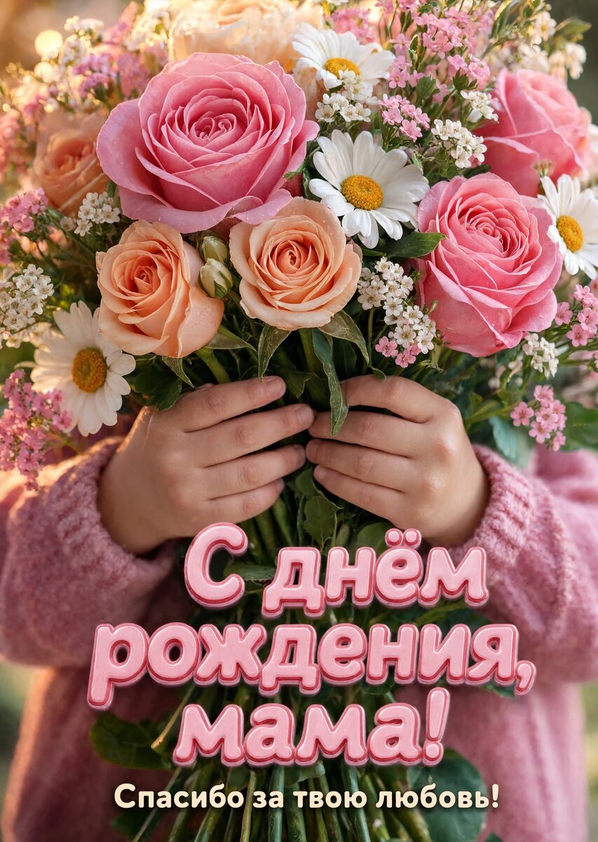 Открытка С Днем Рождения Мама #60