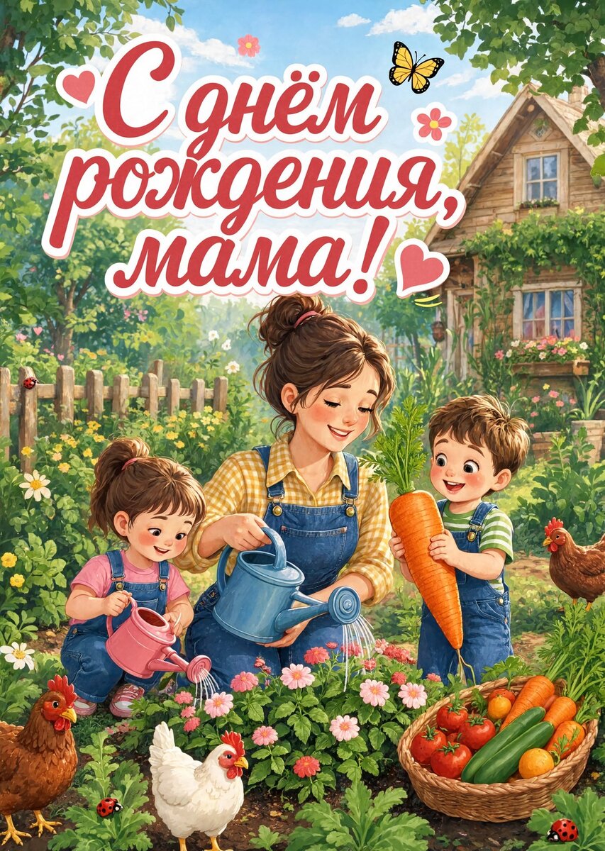 Открытка С Днем Рождения Мама #63