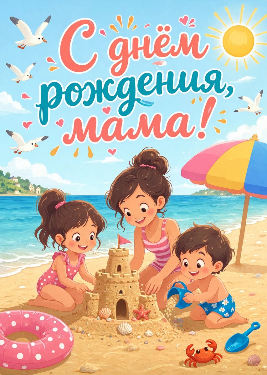 Открытка С Днем Рождения Мама #65