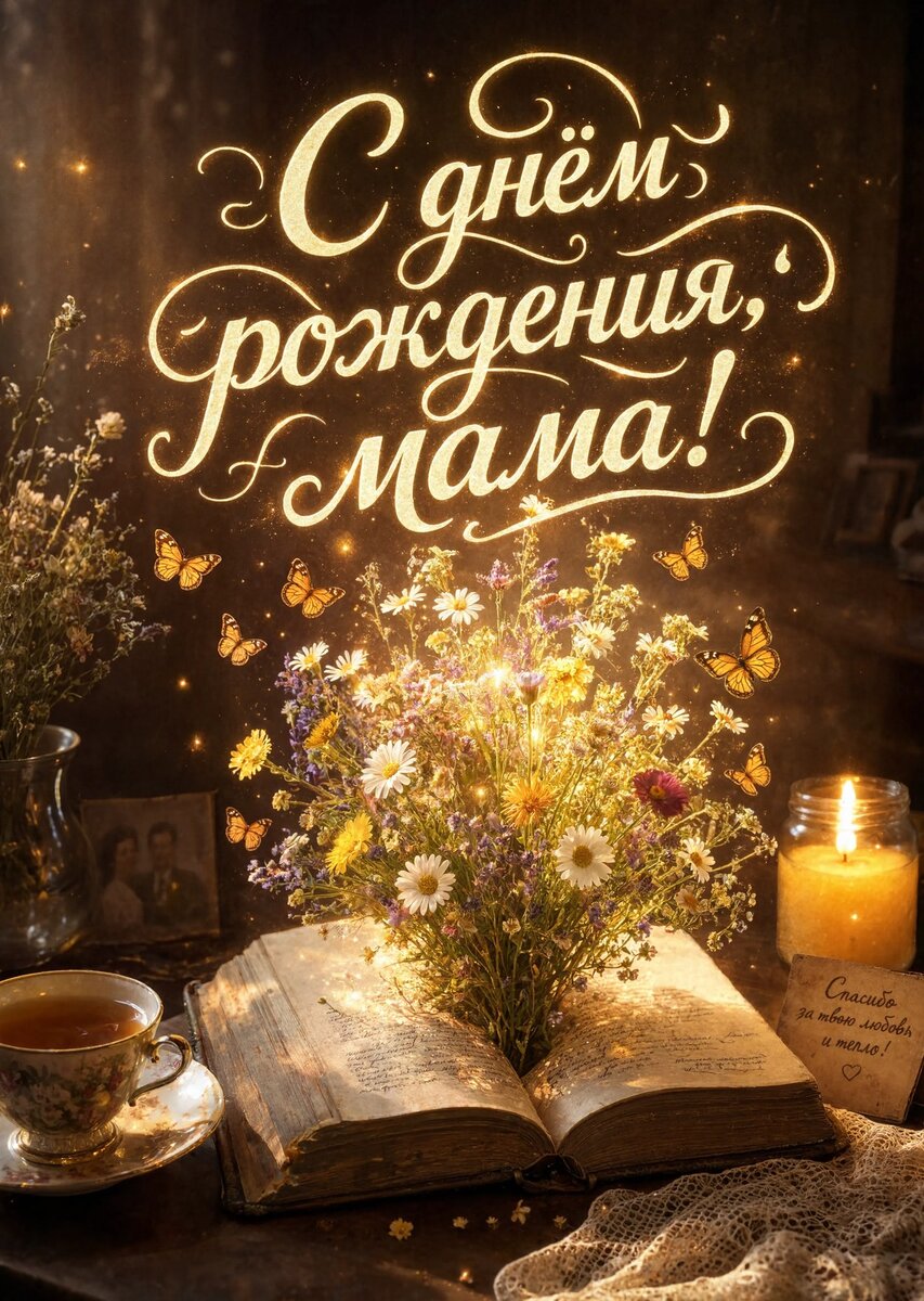 Открытка С Днем Рождения Мама #69