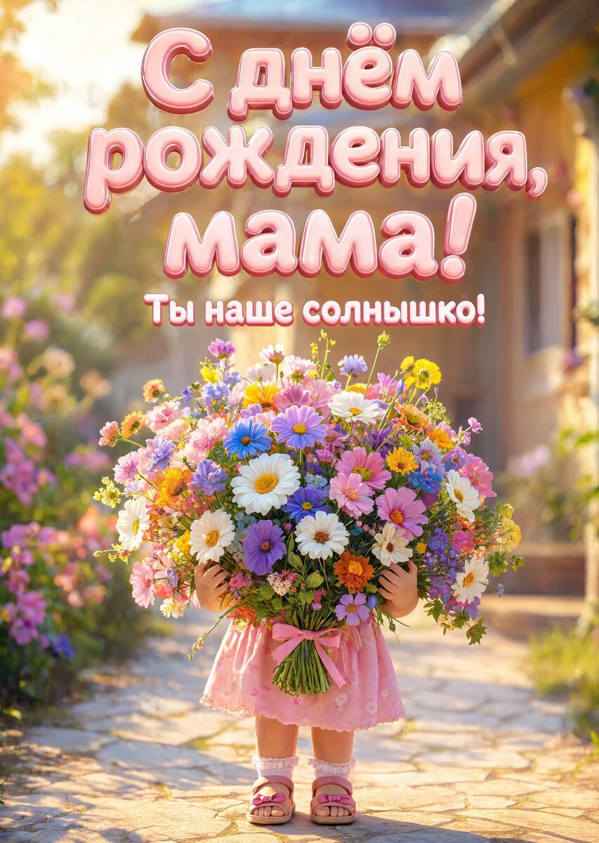 Открытка С Днем Рождения Мама #7