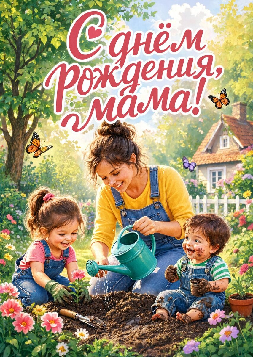 Открытка С Днем Рождения Мама #72