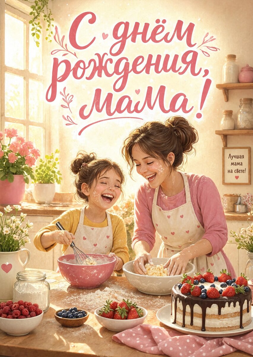 Открытка С Днем Рождения Мама #74