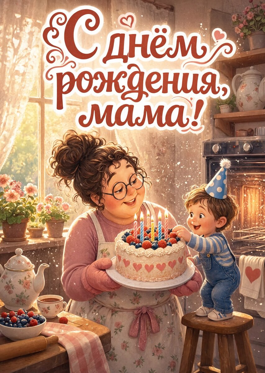Открытка С Днем Рождения Мама #75