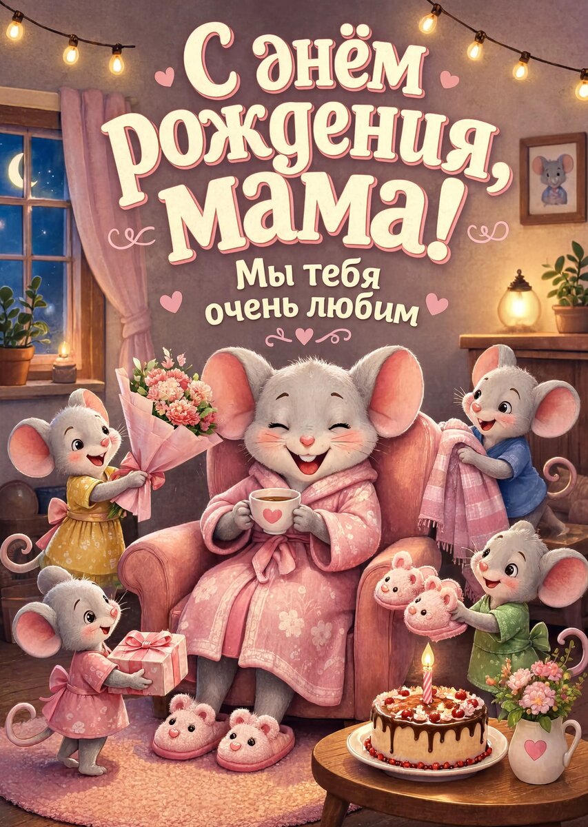 Открытка С Днем Рождения Мама #76