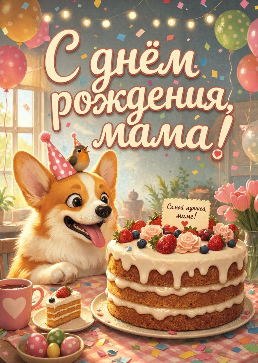 Открытка С Днем Рождения Мама #77