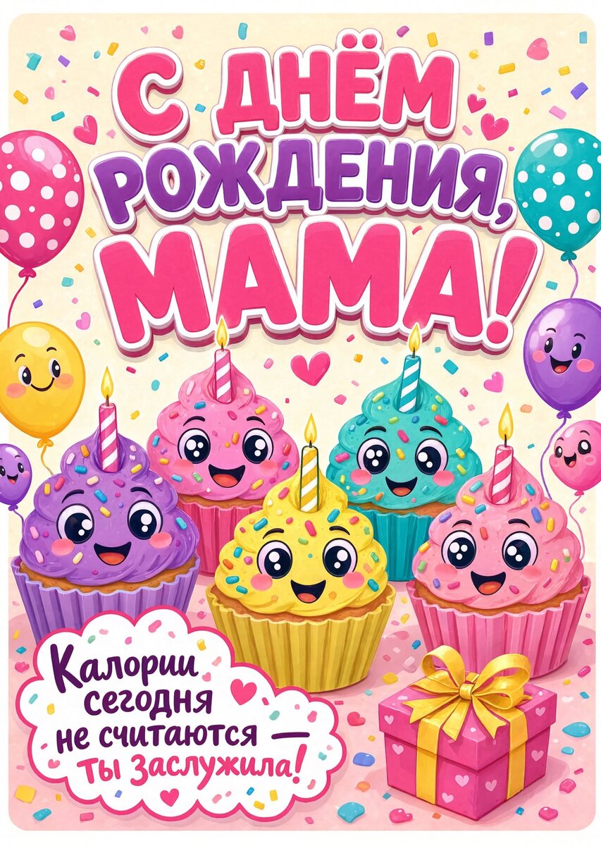 Открытка С Днем Рождения Мама #84