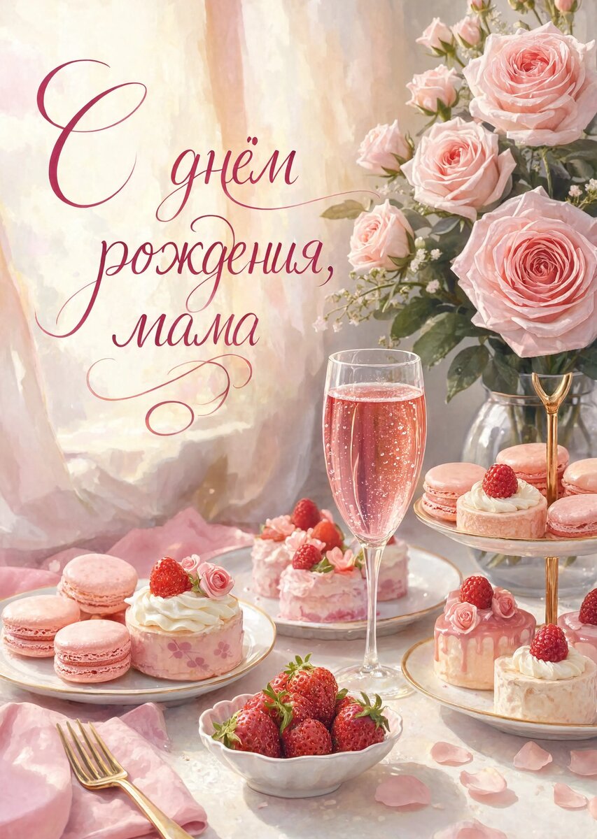 Открытка С Днем Рождения Мама #85