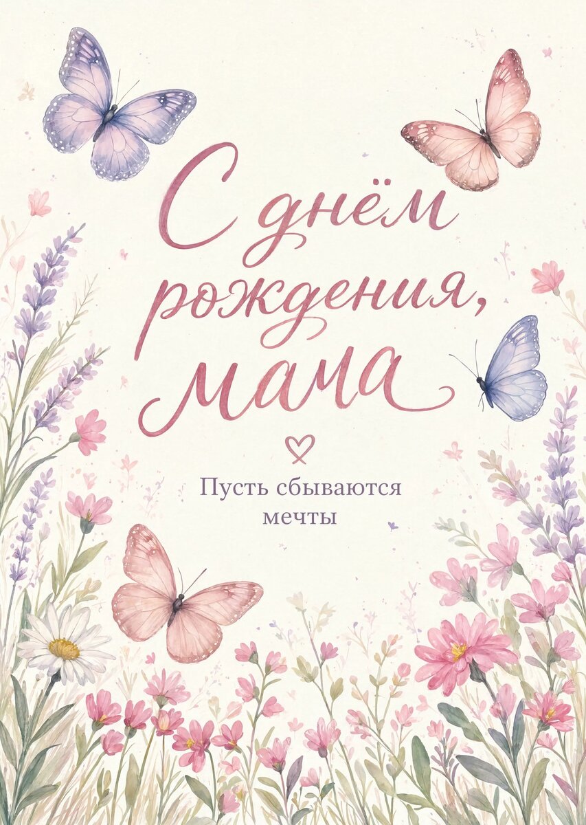 Открытка С Днем Рождения Мама #88