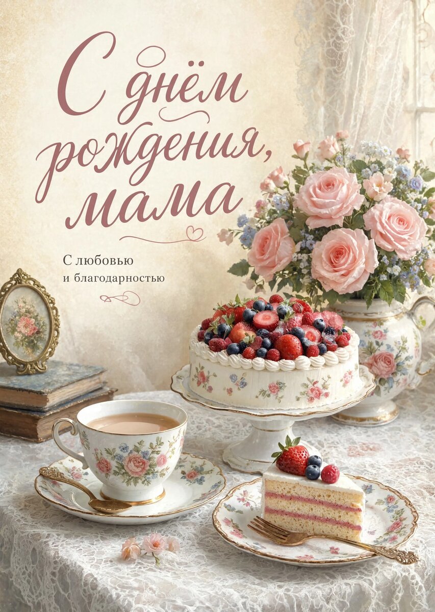 Открытка С Днем Рождения Мама #93