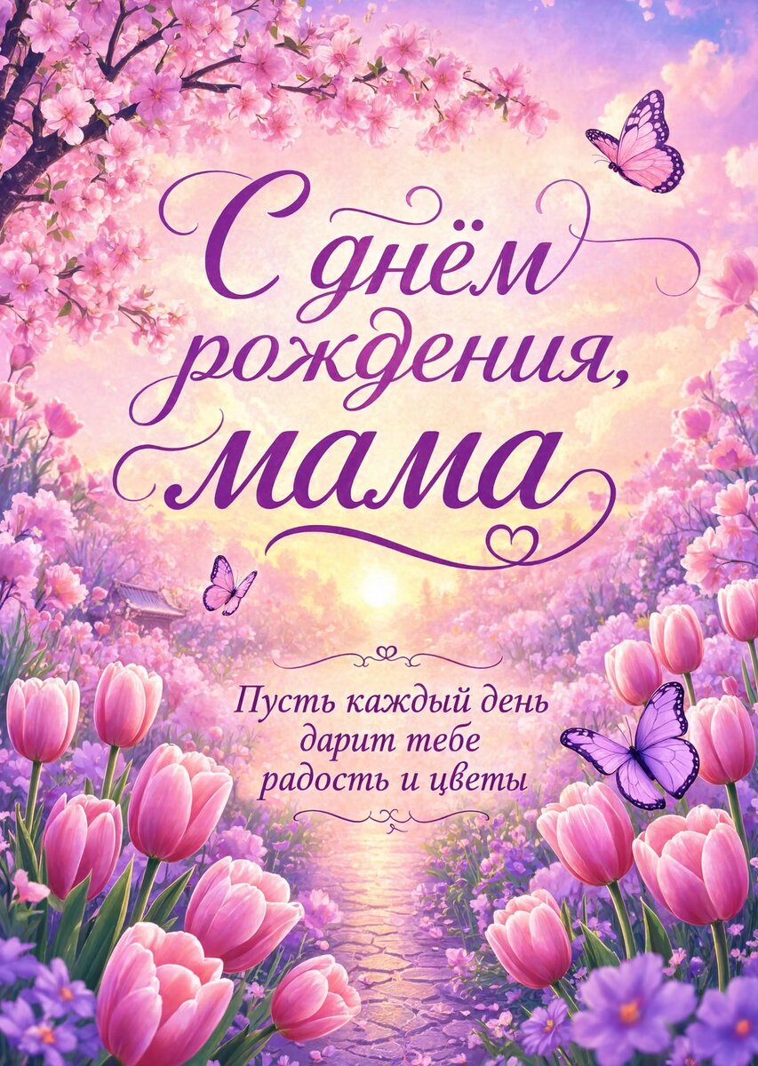 Открытка С Днем Рождения Мама #95