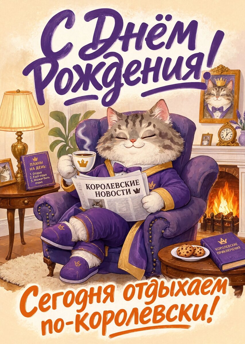 Открытка С днем рождения мужчине #12