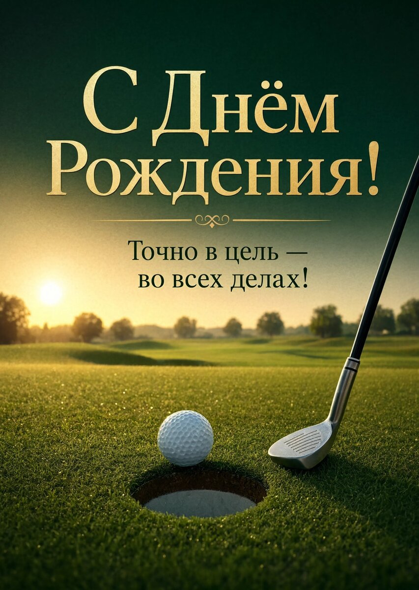 Открытка С днем рождения мужчине #33