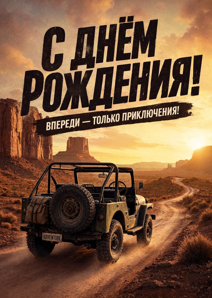 Открытка С днем рождения мужчине #35