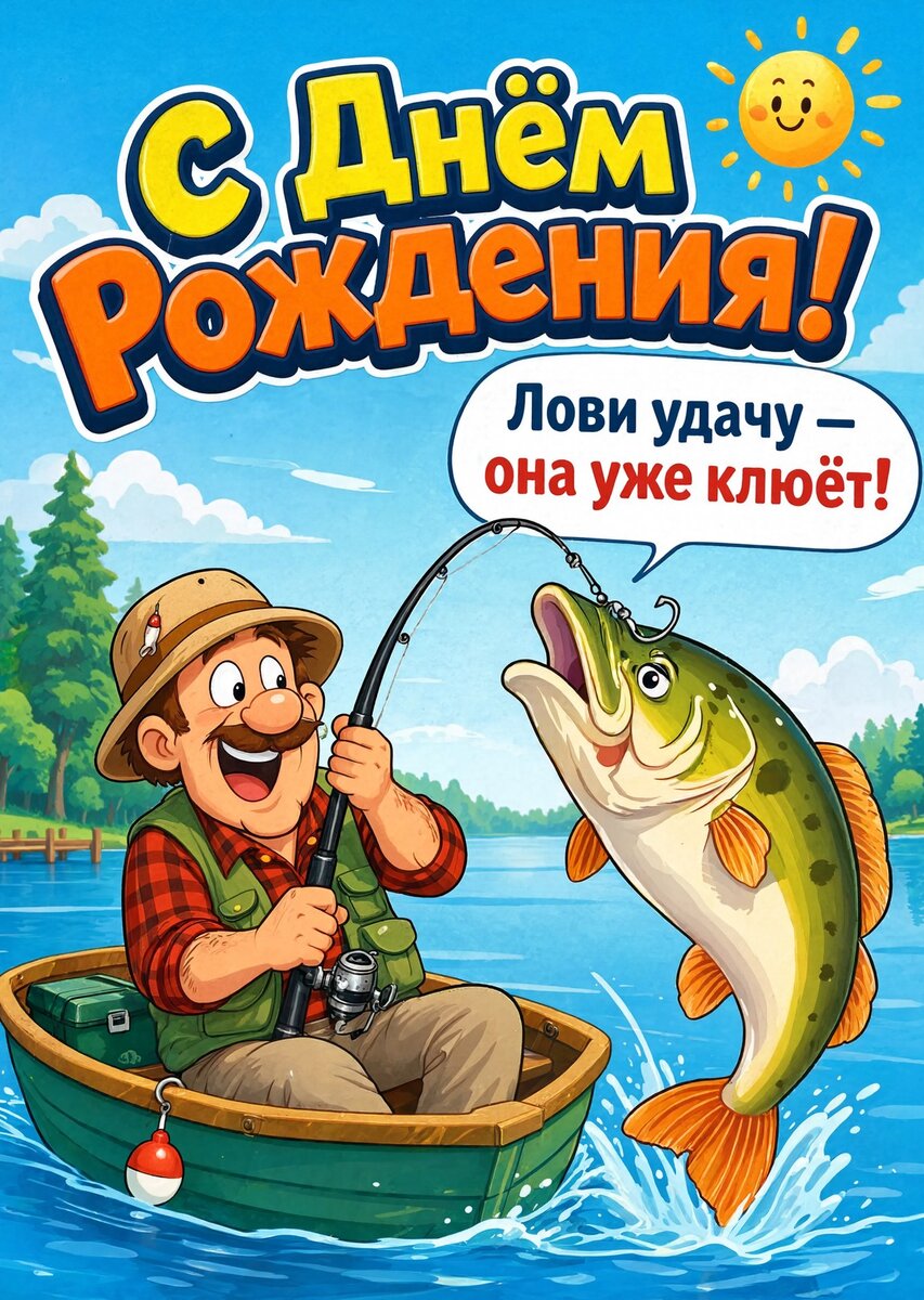 Открытка С днем рождения мужчине #5