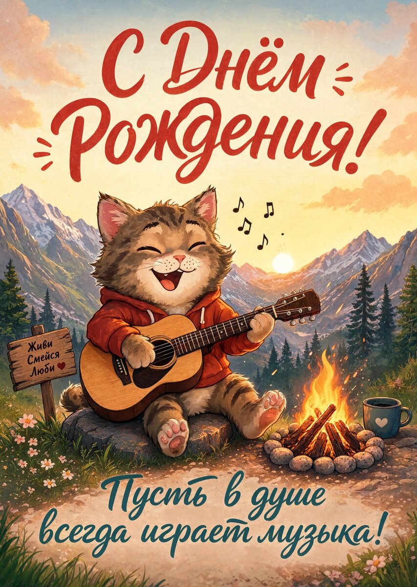 Открытка С днем рождения мужчине #9