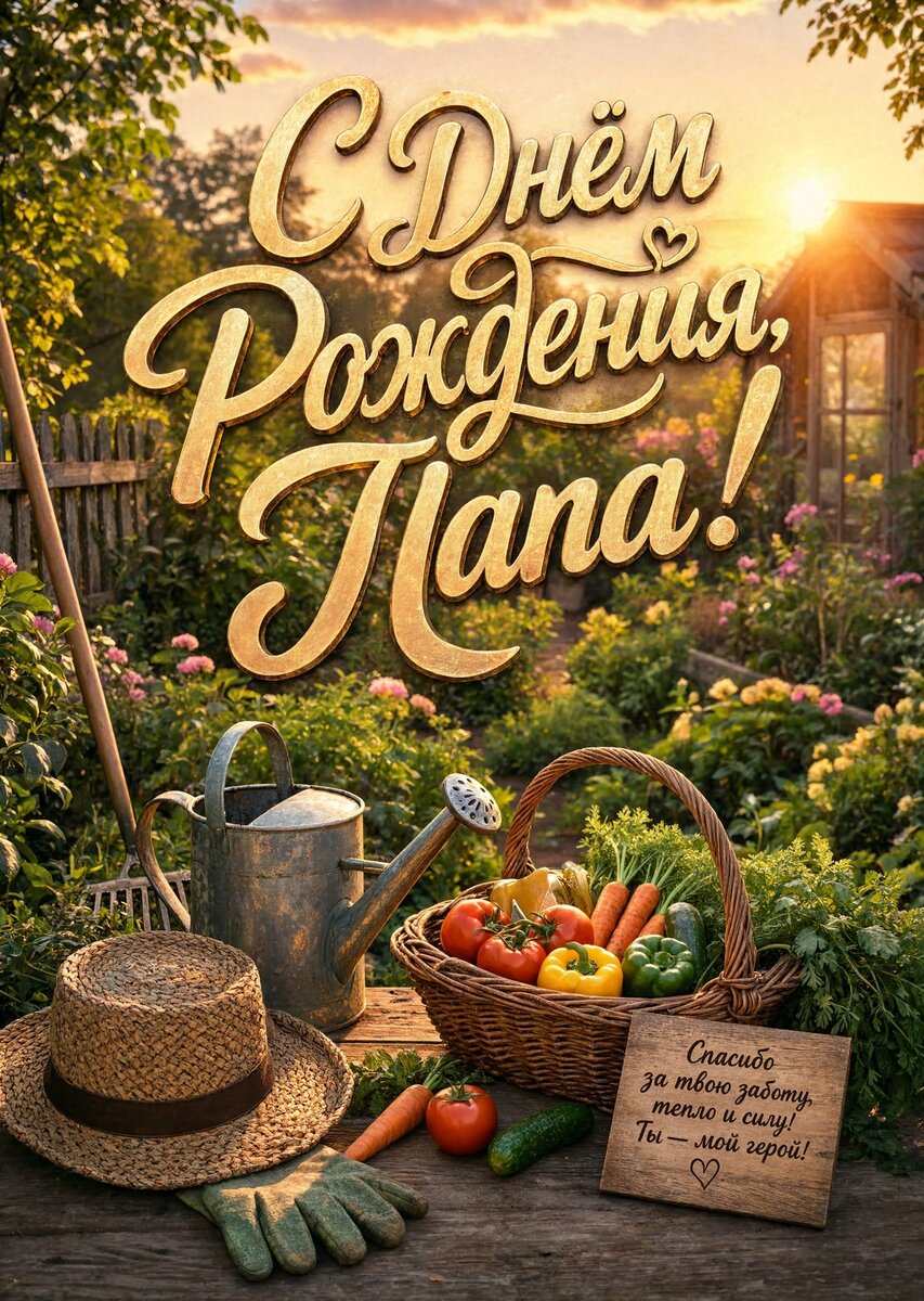 Открытка "С днём рождения папе" #71
