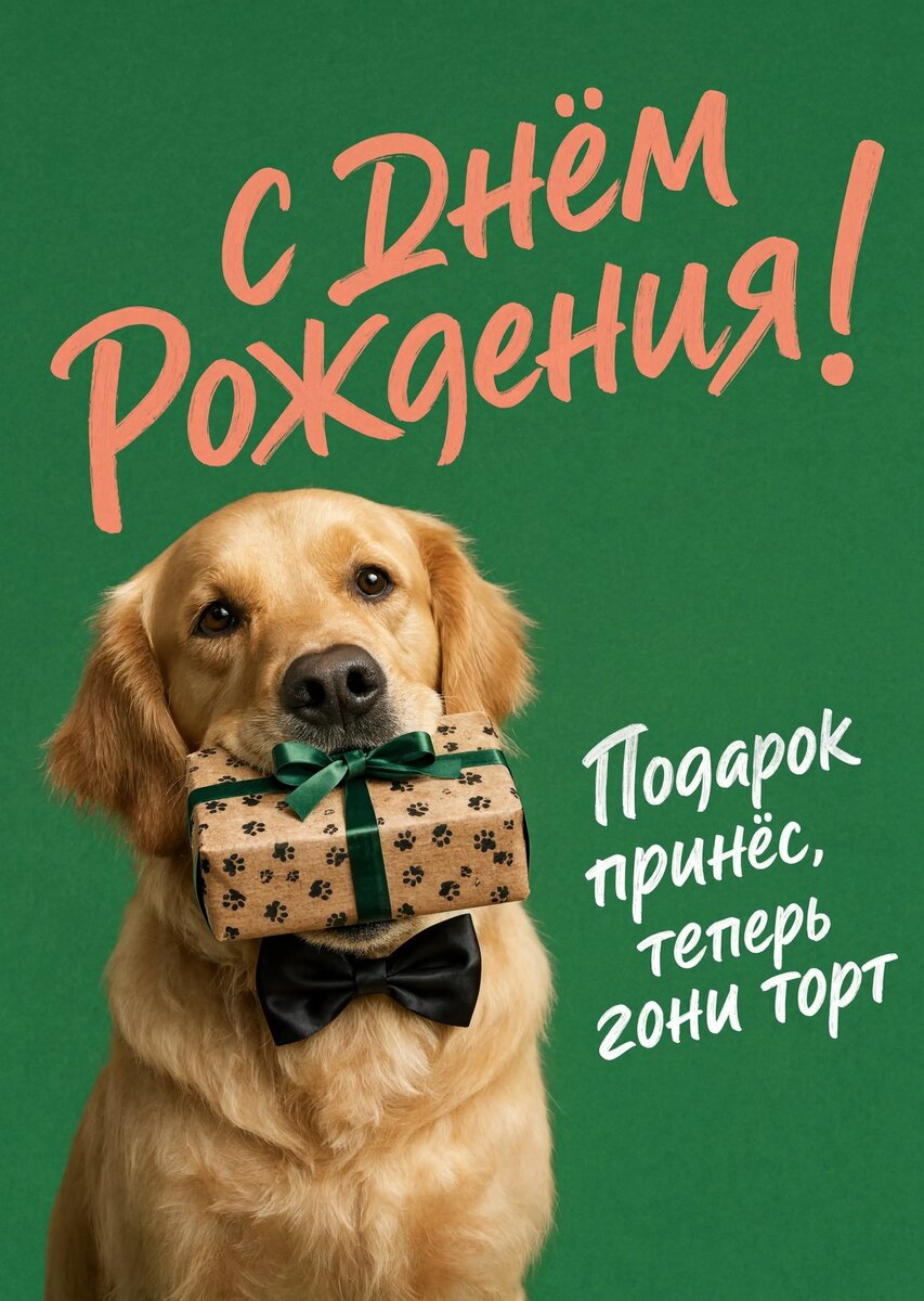 Открытка "С днём рождения парню" #1