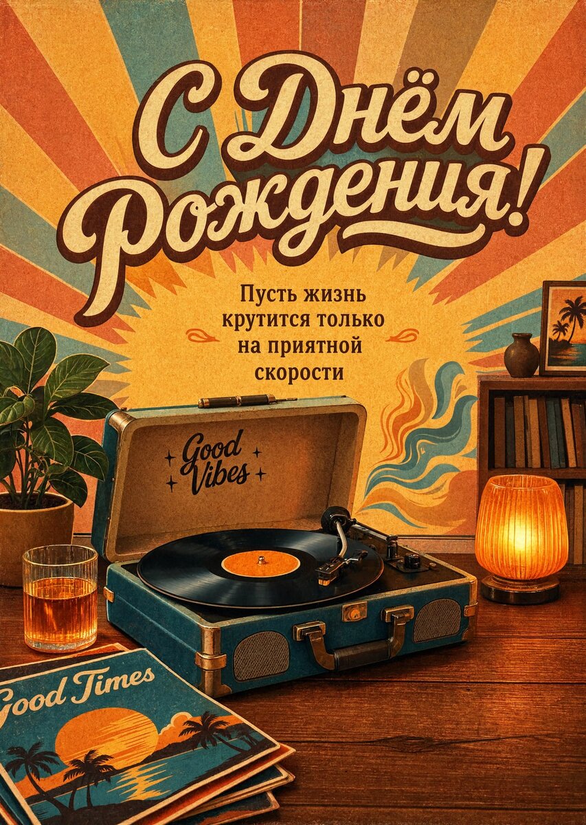 Открытка "С днём рождения парню" #18