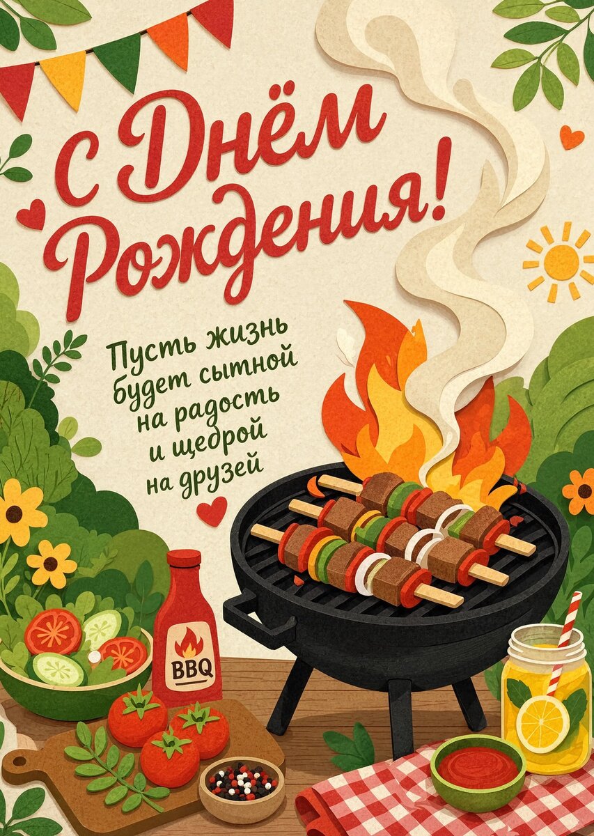 Открытка "С днём рождения парню" #24