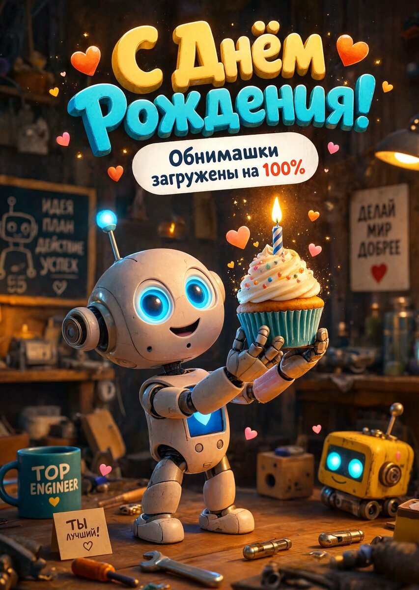 Открытка "С днём рождения парню" #39