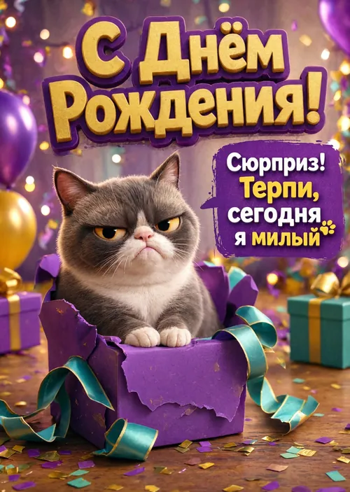 Открытка "С днём рождения парню" #41