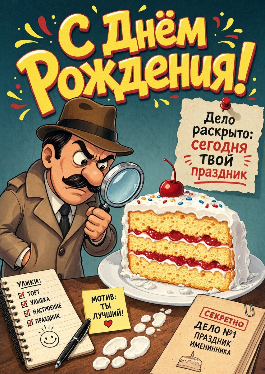 Открытка "С днём рождения парню" #44