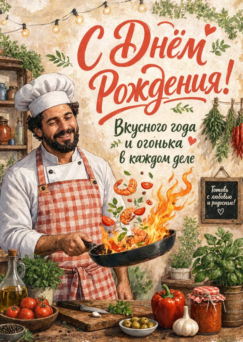Открытка "С днём рождения парню" #70