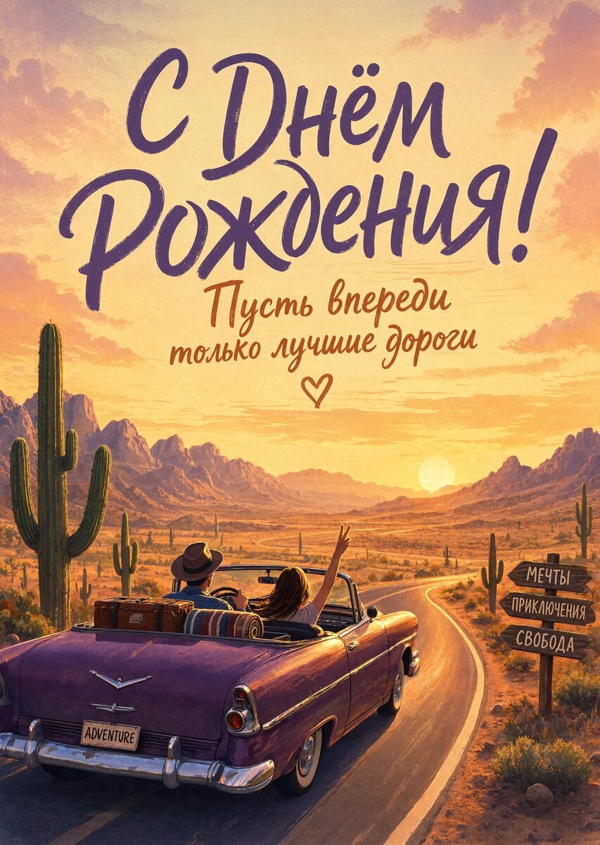 Открытка "С днём рождения парню" #73