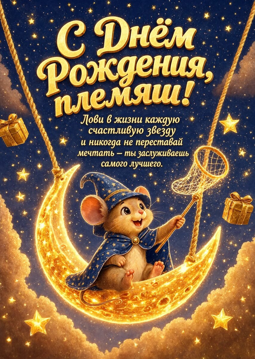 Открытка "С днем рождения пемяннику" #23