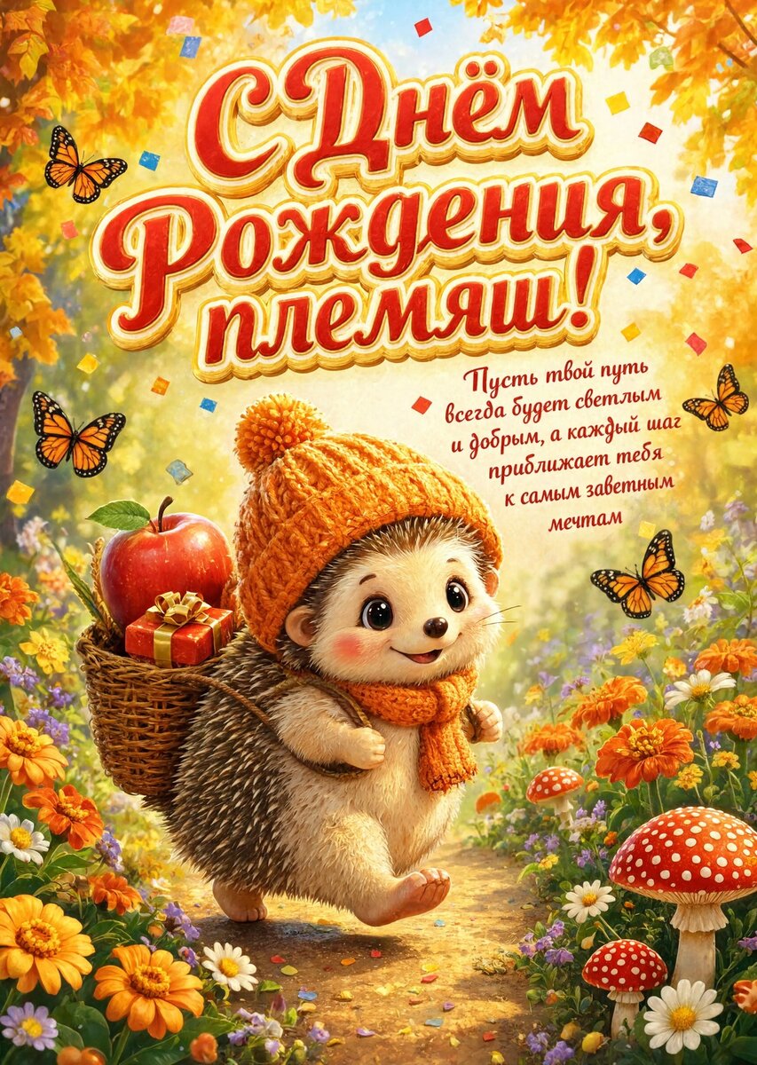 Открытка "С днем рождения пемяннику" #32