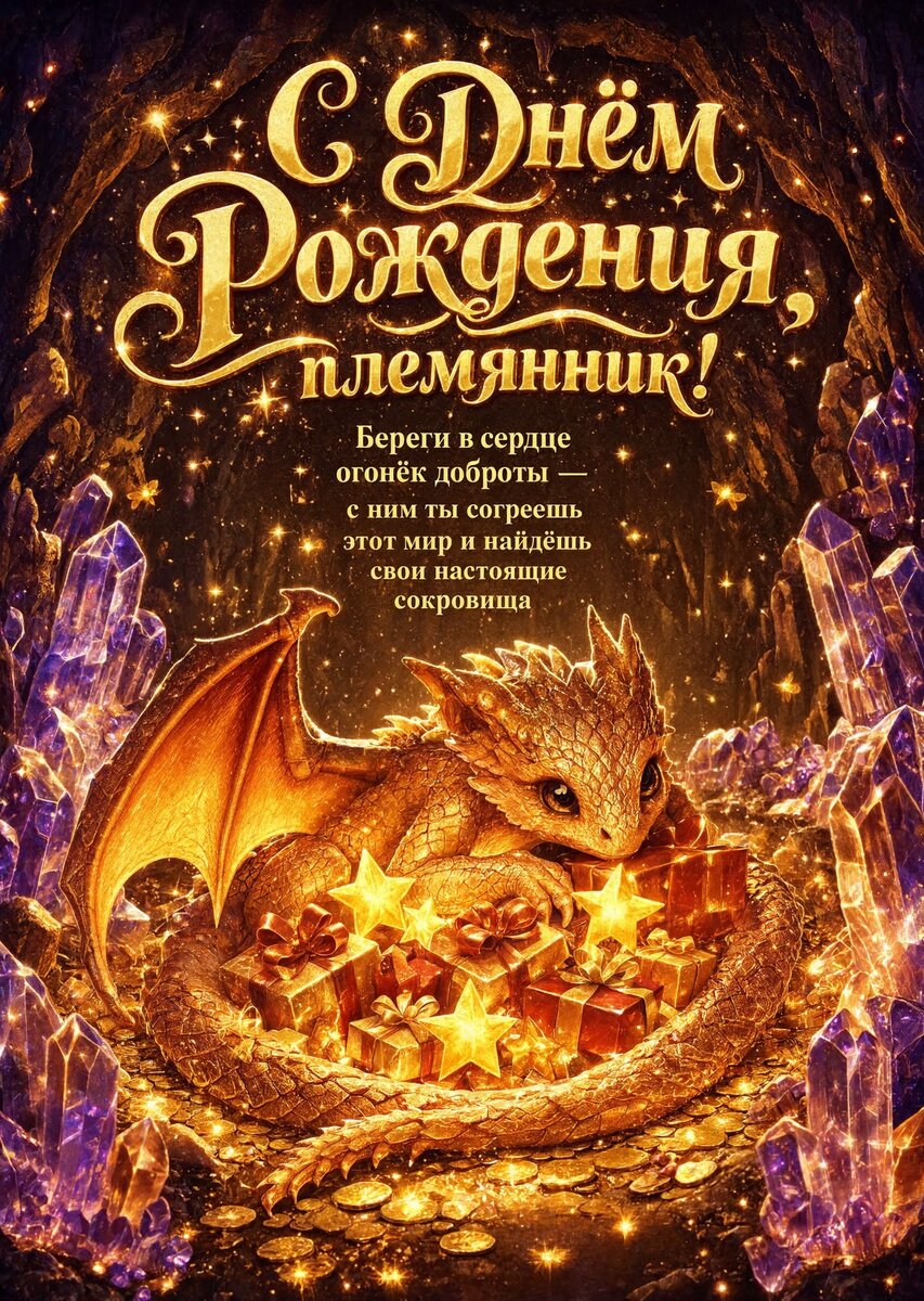 Открытка "С днем рождения пемяннику" #37