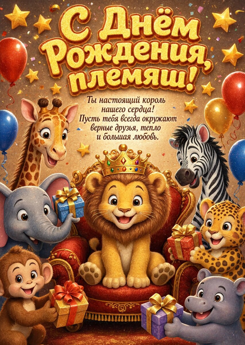 Открытка "С днем рождения пемяннику" #42
