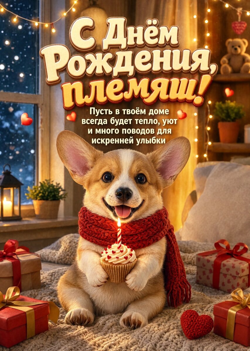 Открытка "С днем рождения пемяннику" #48