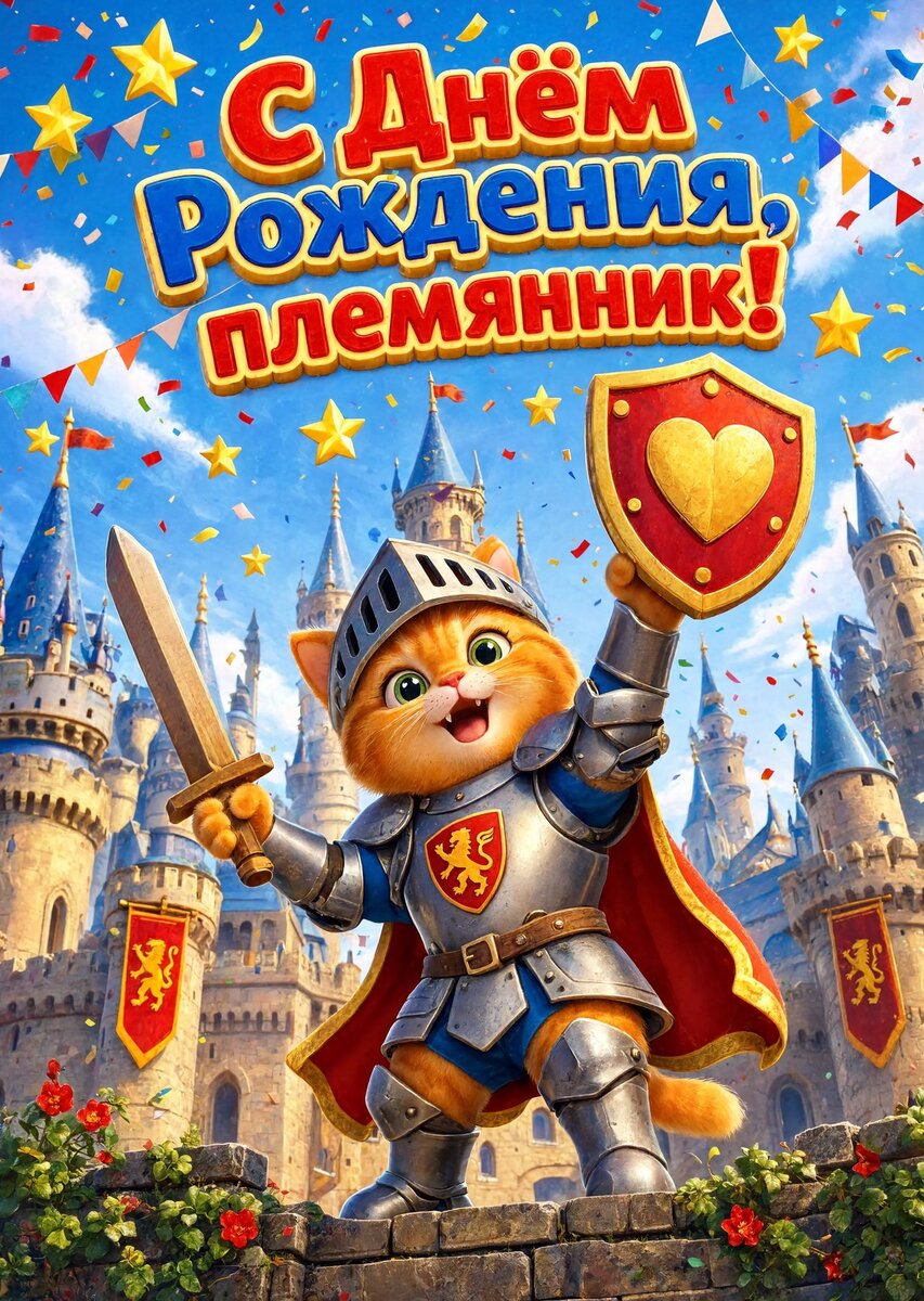 Открытка "С днем рождения пемяннику" #49