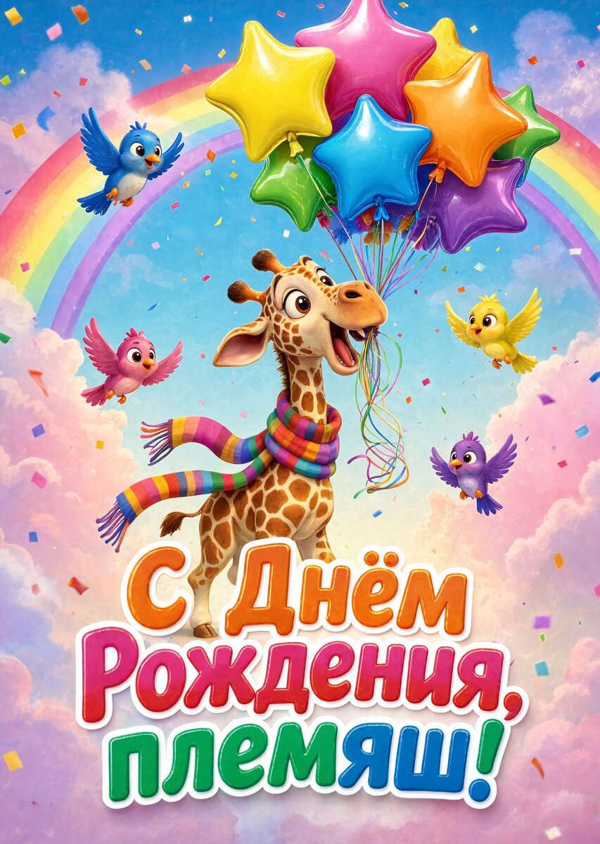 Открытка "С днем рождения пемяннику" #65