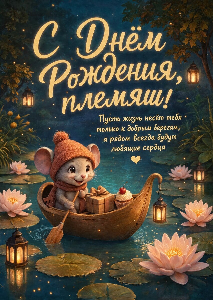 Открытка "С днем рождения пемяннику" #7