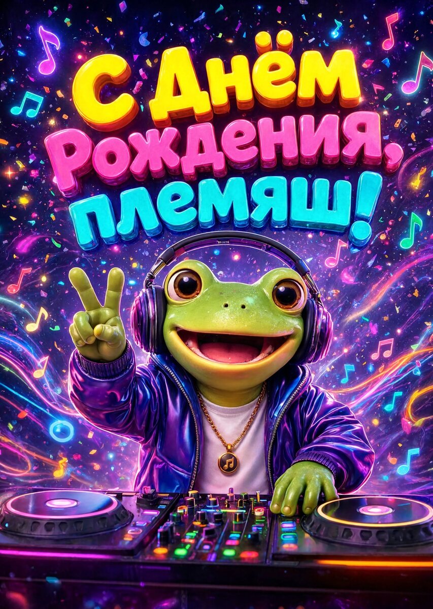 Открытка "С днем рождения пемяннику" #77