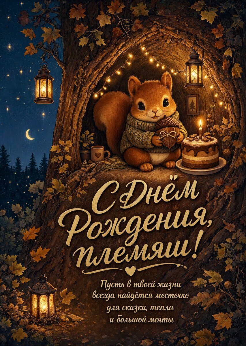 Открытка "С днем рождения пемяннику" #8